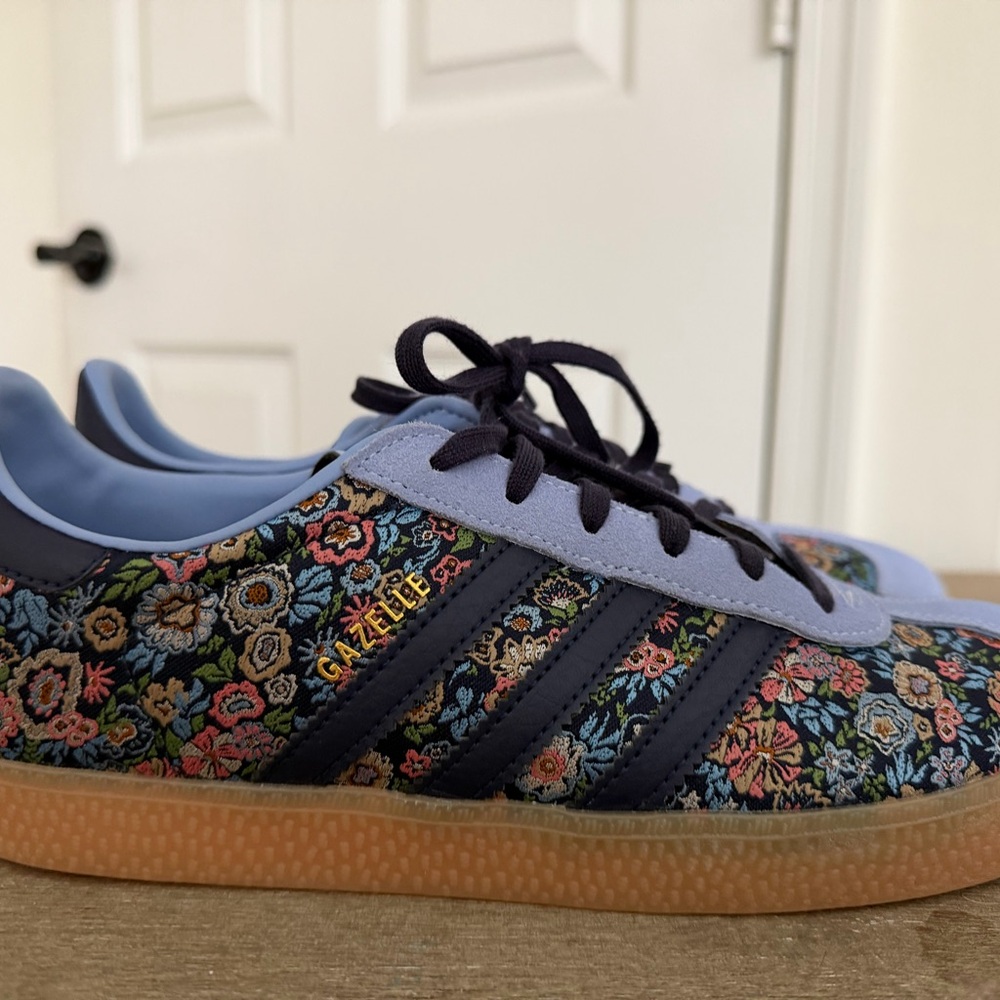 Adidas Gazelle X Liberty London Sneakers (size: 6.5 Big Kids or Women’s 8.5/9) - Picture 8 of 10